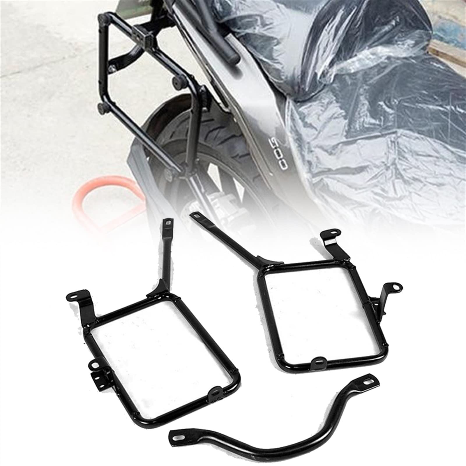Boîtes à bagages arrière Benelli TRK 502 avec supports de fixation rigides - 6