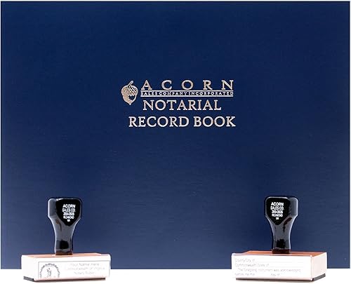 Kit de valor notarial de Carolina del Sur, suministros públicos notariales de Carolina del Sur, incluye diario, sello de reconocimiento, sello