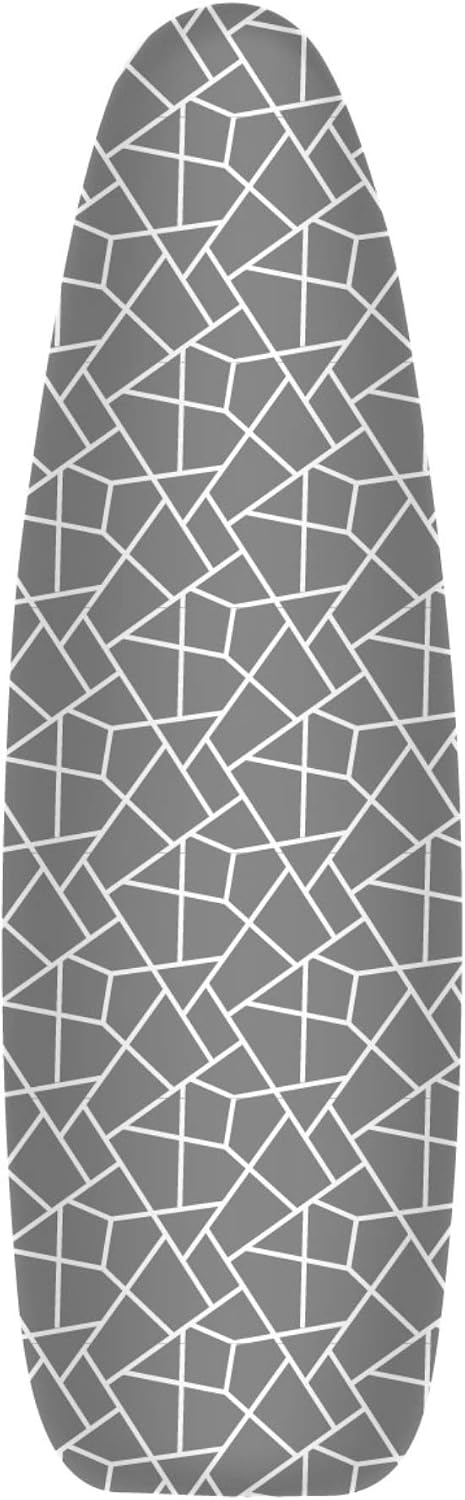 Sherwood Adjustable Size Ironing Board Cover - Fits Standard Size 15" x 54" and Large Boards up to 18" x 54" - Resists Scorching and Staining, Elastic Edge, Thick Padding (Punk)