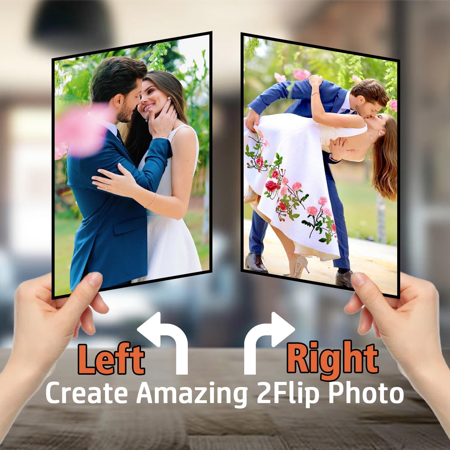 Lenticular Sheet 50 LPI with Adhesive Back for Flip, Motion, 3D Photo Printing (8x12 inch) Pack of 5