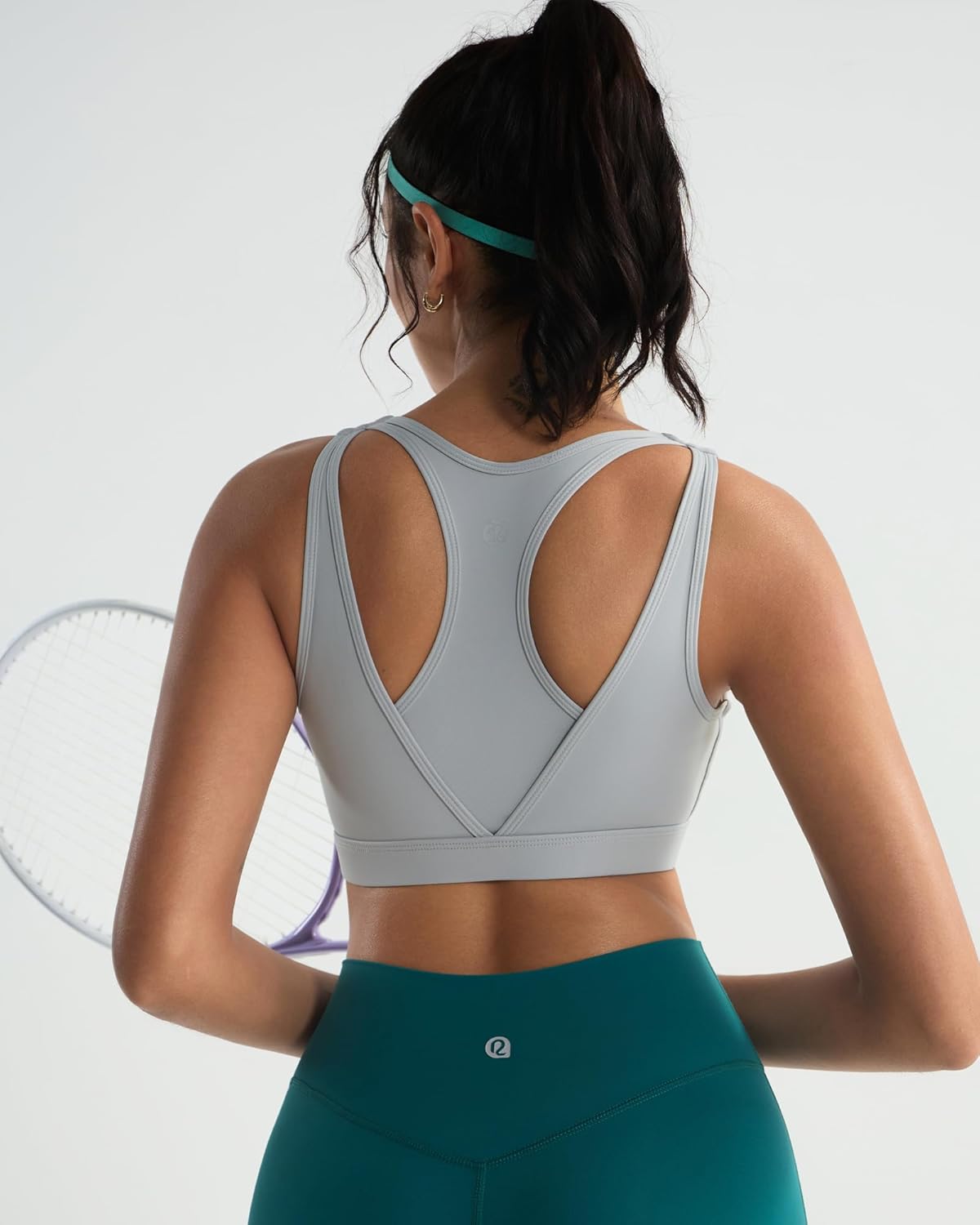 RUNNING GIRL Sports Bras for Women High Support,Molded Cup High Impact Sports Bra Racerback Workout Yoga Running Bra - Image 4