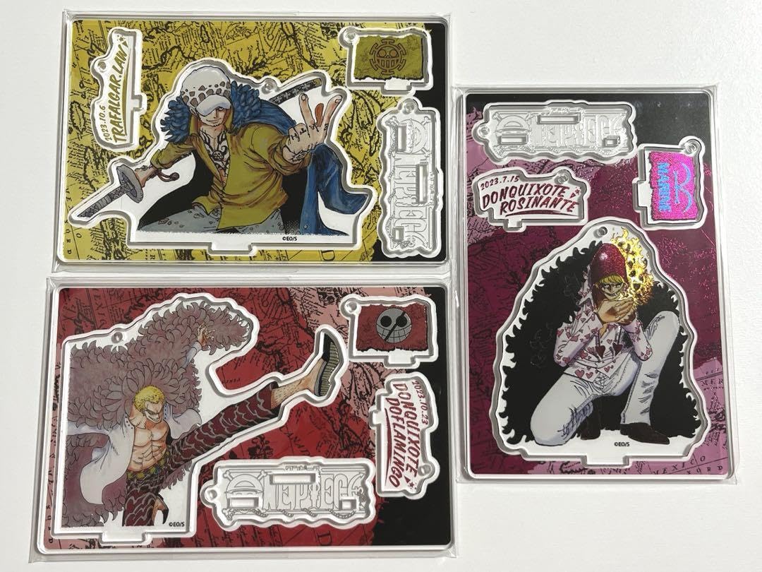 ONE PIECE アクリルスタンド 3点　まとめ売り　ロー　ロシナンテ Amazon.co.jp: ONE PIECE アクリルスタンド コラソン ロー ド
