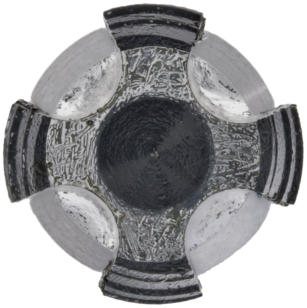 Dormer E201 Cobalt Steel Machine Straight Flute Threading Tap, Nitride Finish, Round with Square End Shank, Modified Bottoming Chamfer, M6-1.00mm Thread Size, 6.0mm Shank Diameter (Pack of 1)