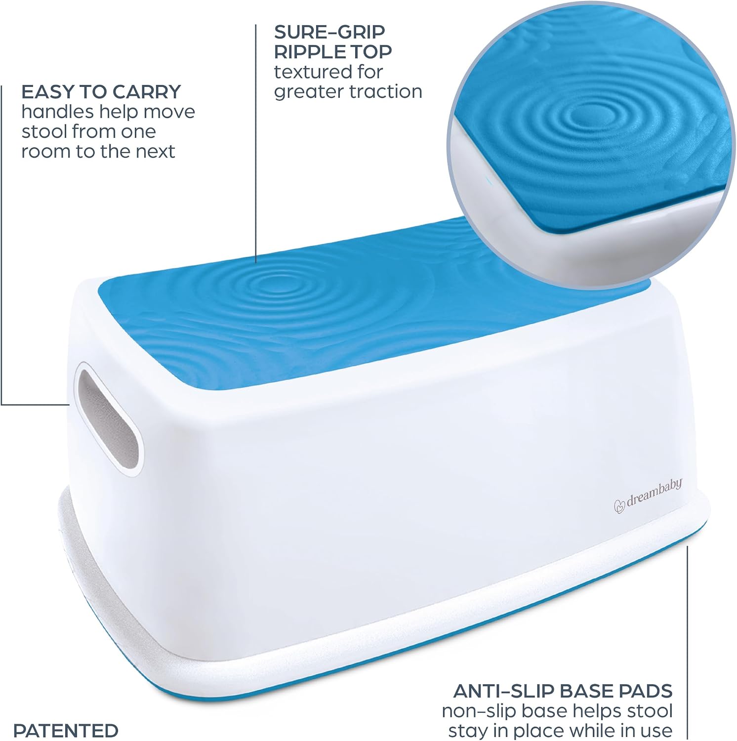 Dreambaby Toddler & Me Step Stool Potty Seat (Blue)