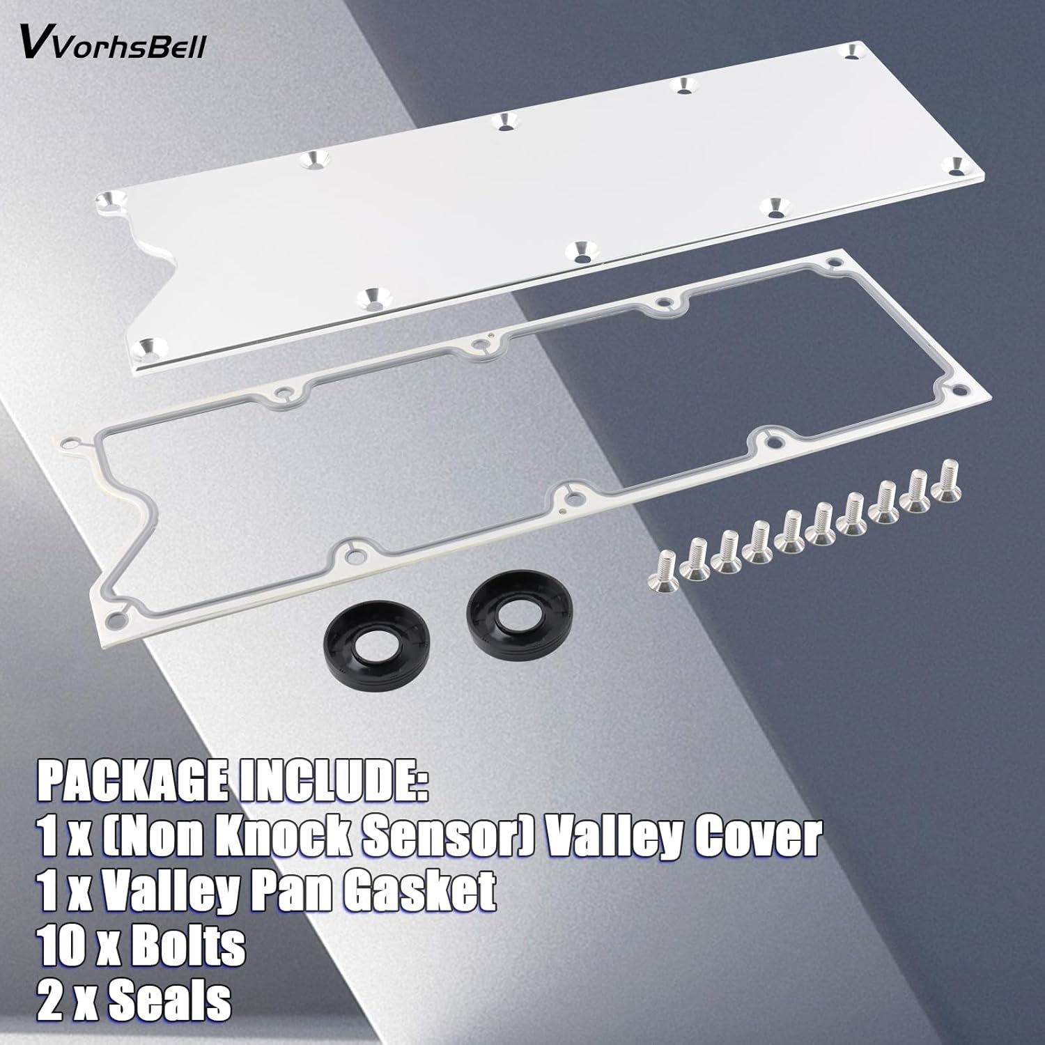 LS Gen3 Valley Cover Pan Plate Compatible with LSX LS1 LM7 LR4 LQ4 LS6 L59 LM33 LQ9 LM4 Chevy GMC Silverado Sierra SUV