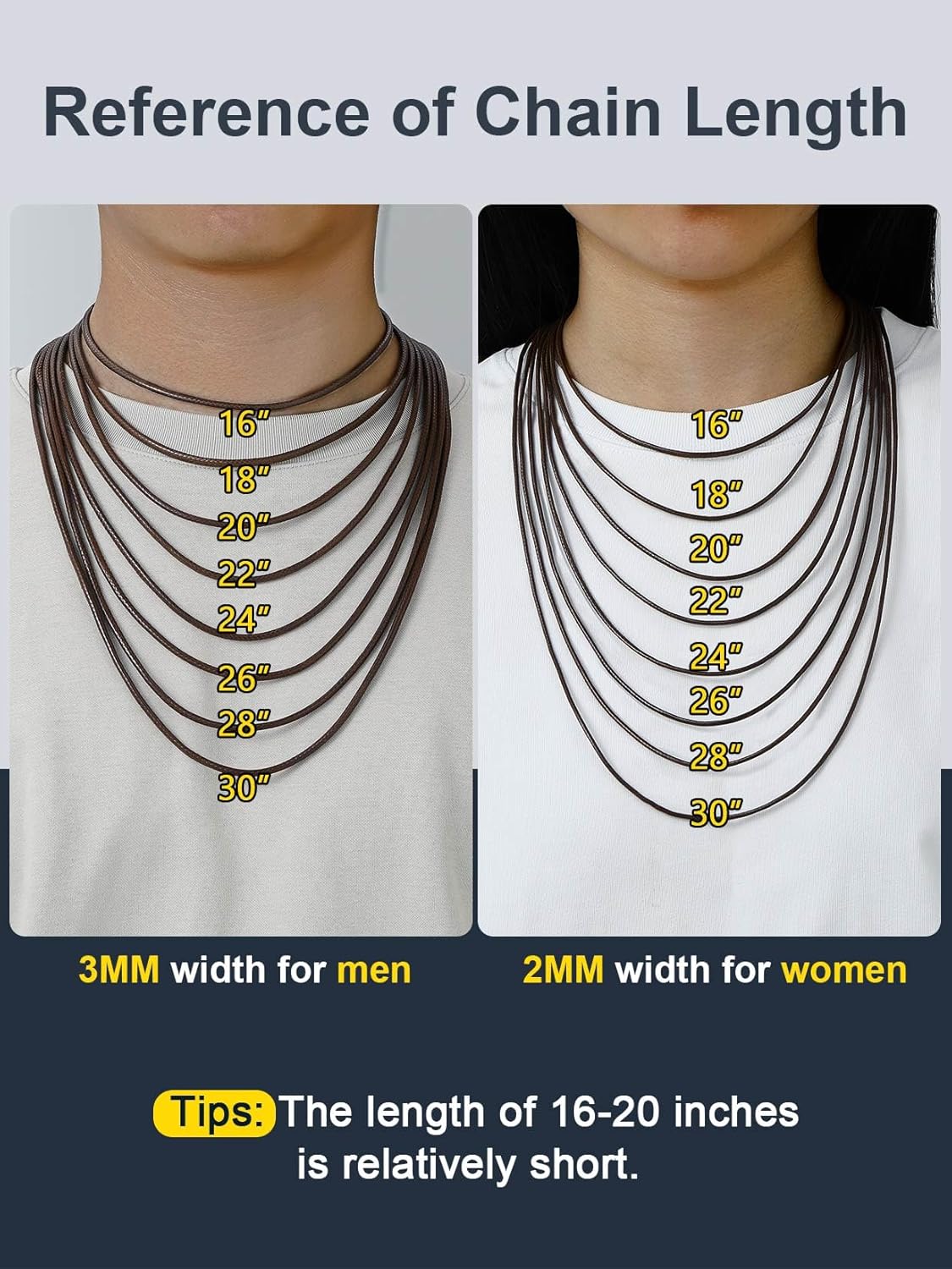 Braided Leather Necklace Cord Rope Chain 26 Inch 2mm 26 inch DIY Jewelry with Stainless Steel Clasp Waterproof Necklace Men - Image 6