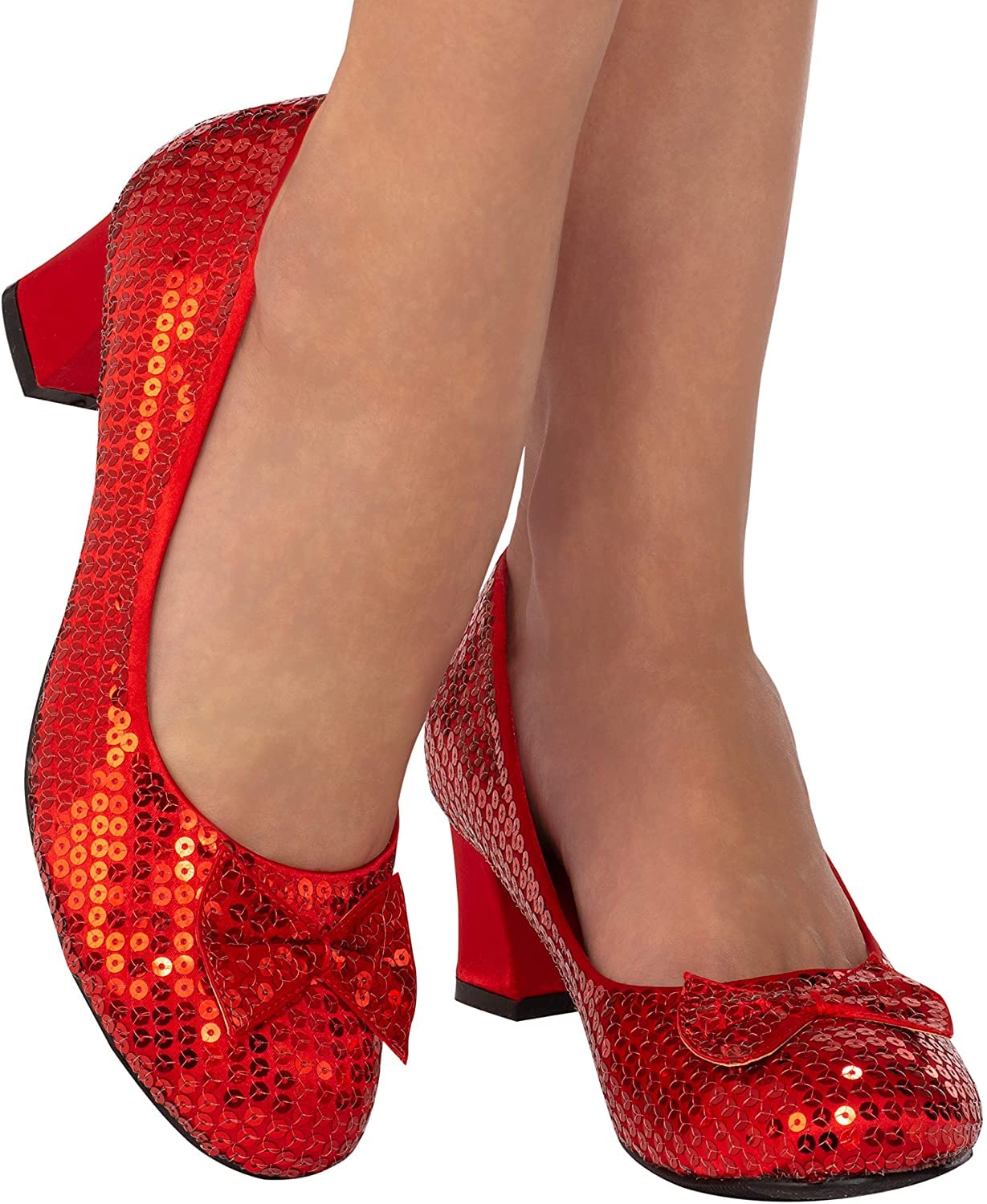Rubies Women's Red Sequin Adult Pump Costume Footwear