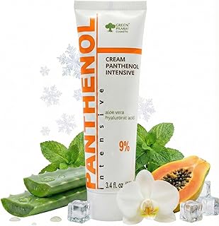 Crema de pantenol al 9%, hidratante para el c...