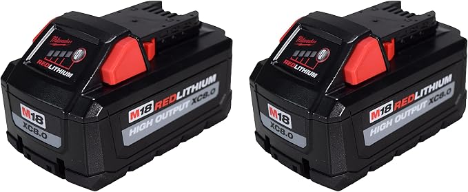 Milwaukee 48-11-1880 18V Lithium-Ion 8.0Ah Battery 2 Pack
