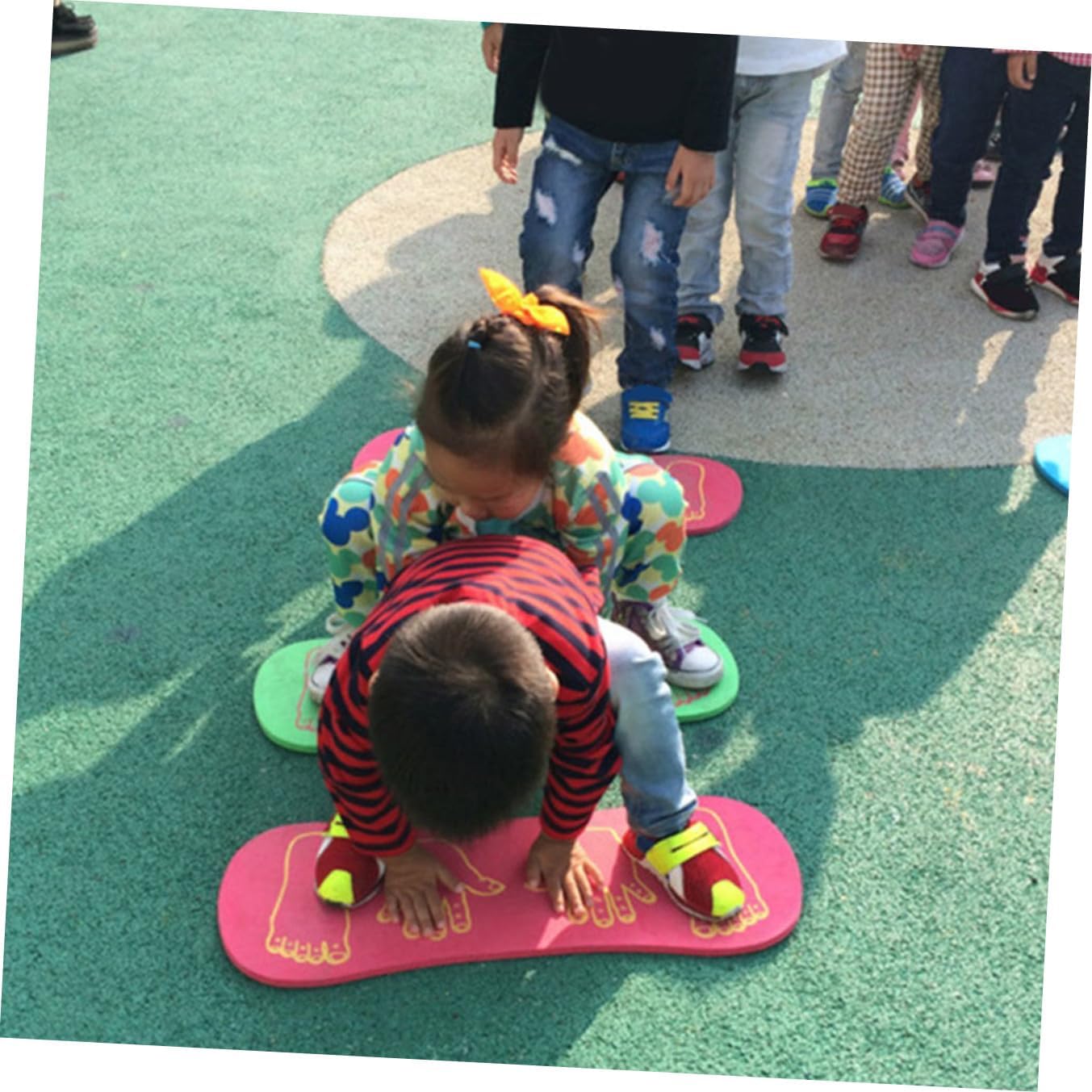2Pcs Coordination Boards EVA Balance Trainer Non-slip Sensory for Hand-foot Coordination and Concentration Development Outdoor Exercise Plaything