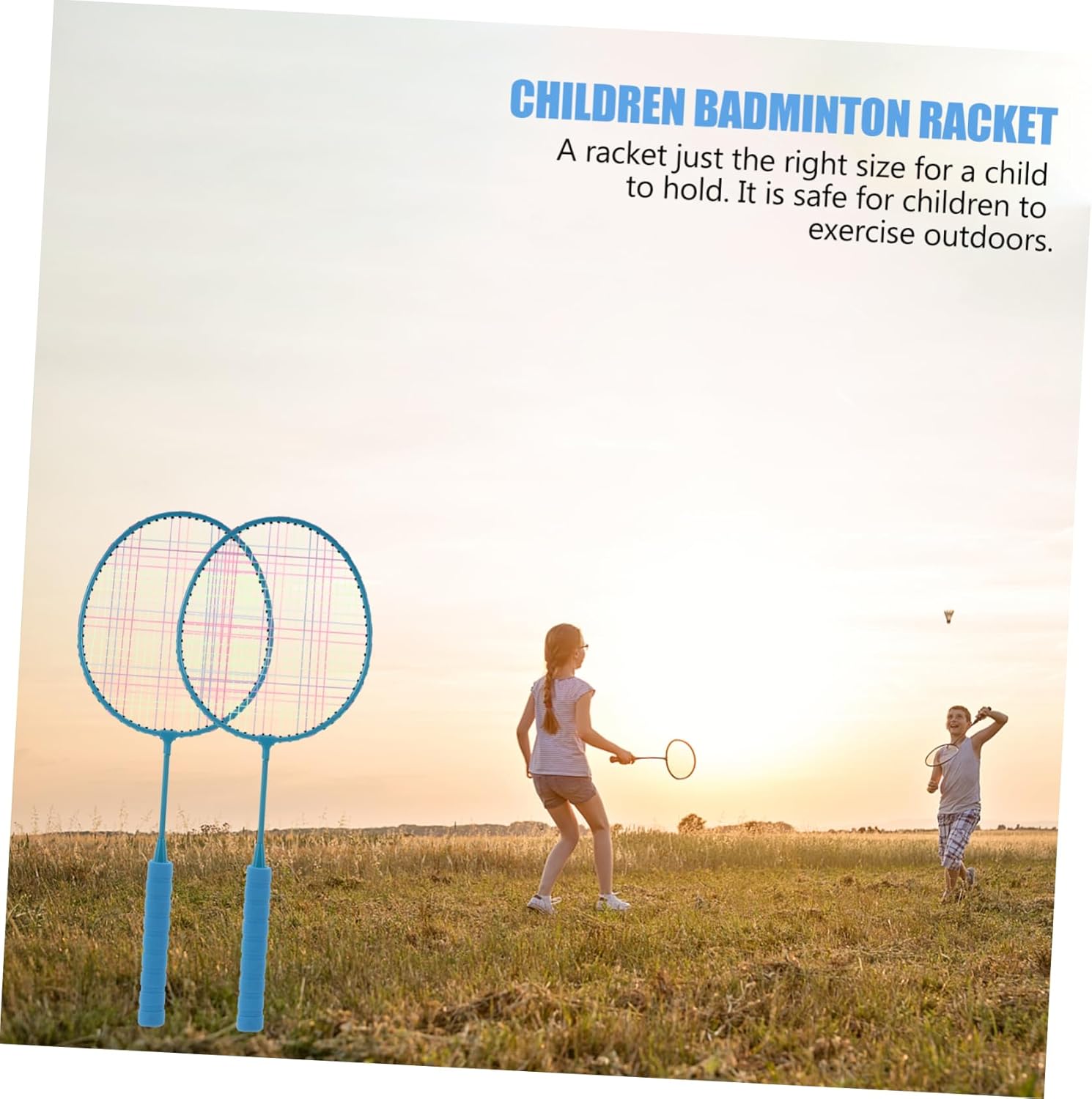 Boy Girl Badminton Racket Boys and Girls Badminton Lightweight Rackets for and