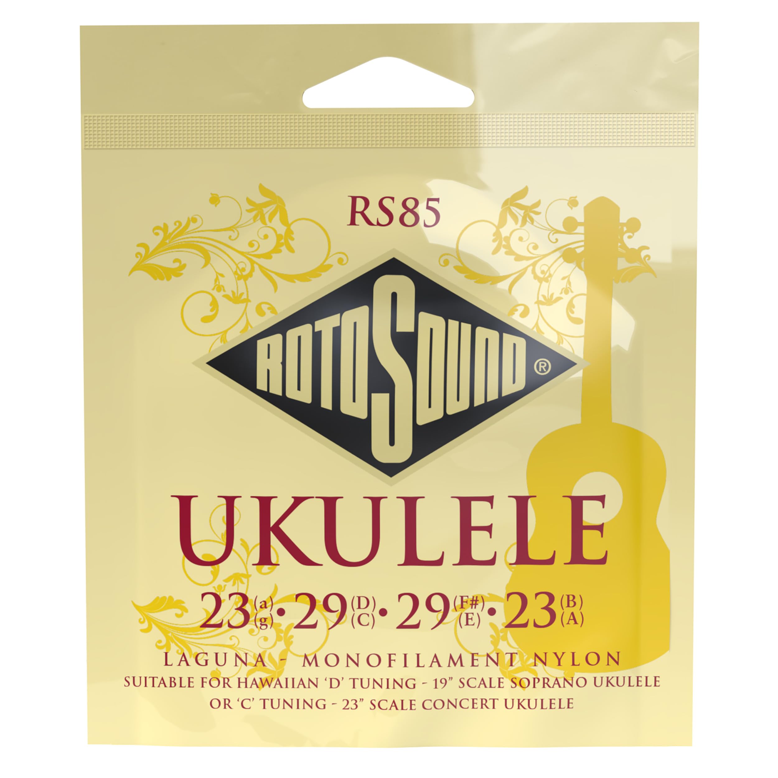 Rotosound RS85 Ukulele Strings (A, D, F#, B)