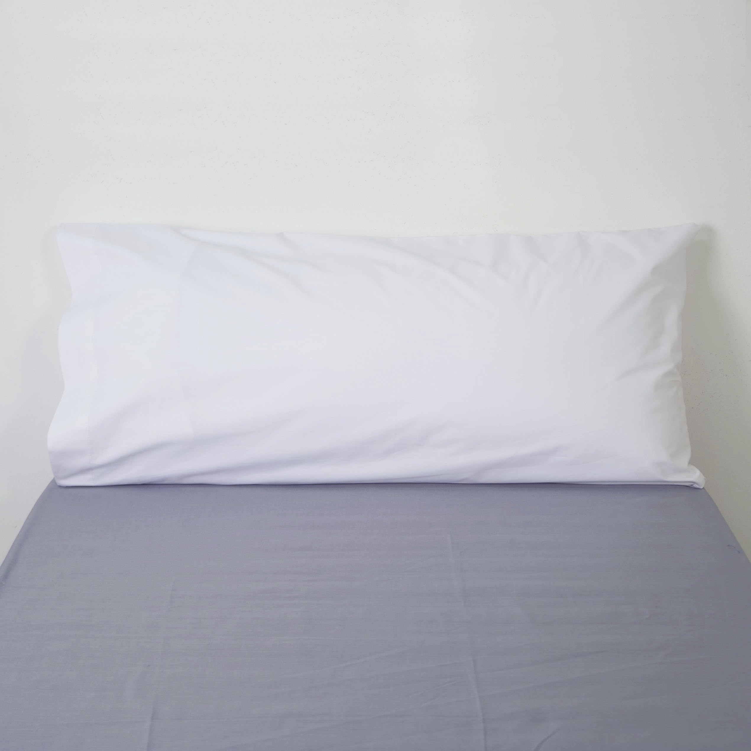 10XDIEZ Funda Almohada algodón Blanco 180 Hilos (Nieve - 90cm x 45cm (para Almohada de 90cm))