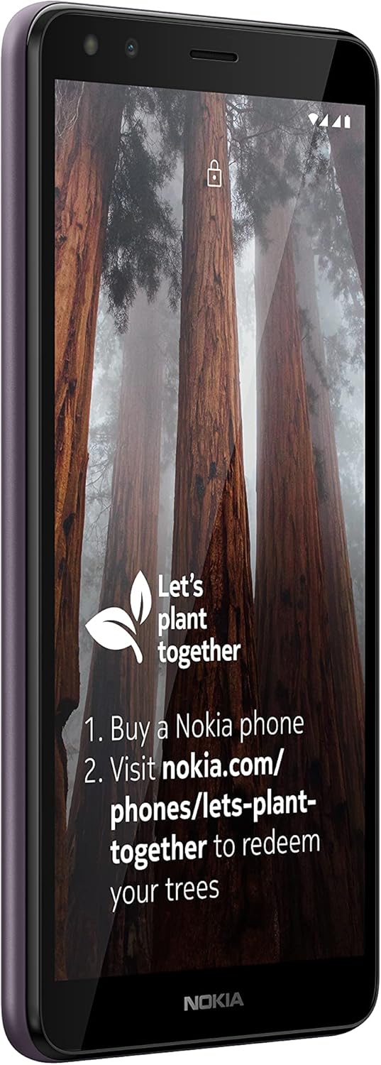 Nokia C01 Plus Dual-SIM 16GB ROM + 1GB RAM (GSM Only | No CDMA) Factory Unlocked 4G/LTE Smartphone (Purple) - International Version