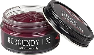 Kelly's Burgundy Shoe Polish 1.5 oz - Professional Leather Shoe Cream
