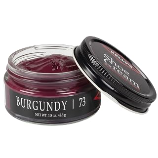 Kelly's Shoe Cream - Professional Shoe Polish - 1.5 oz - Burgundy