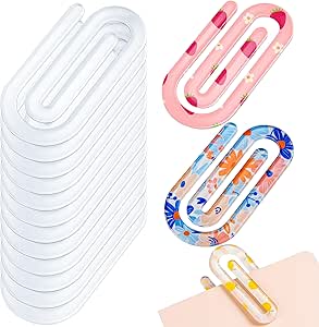 Sublimation Giant Paperclip Blank Jumbo Paper Clips Acrylic Bookmark Clip - View #5
