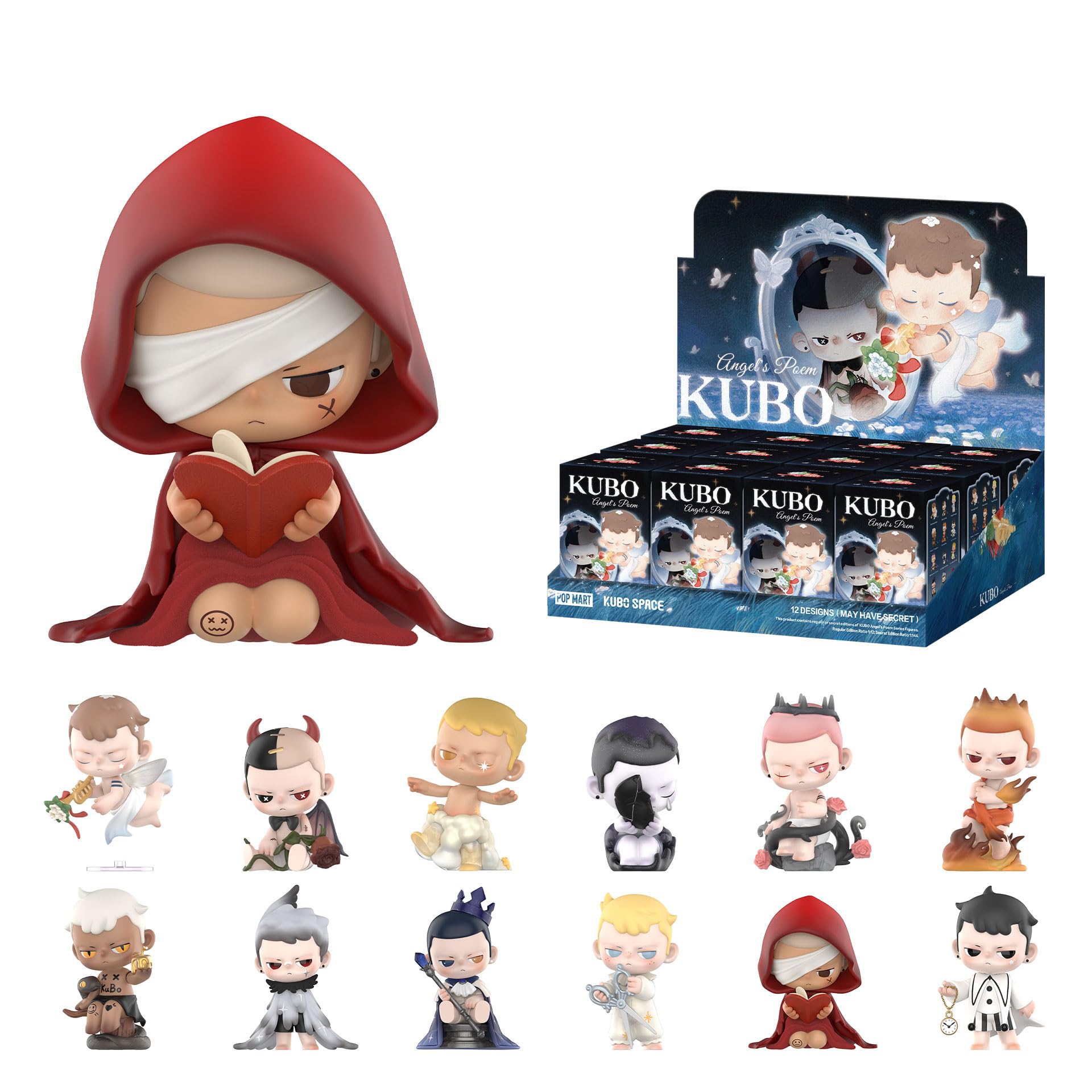 Amazon.com: POP MART Kubo Angel's Poem Series Blind Box Figures