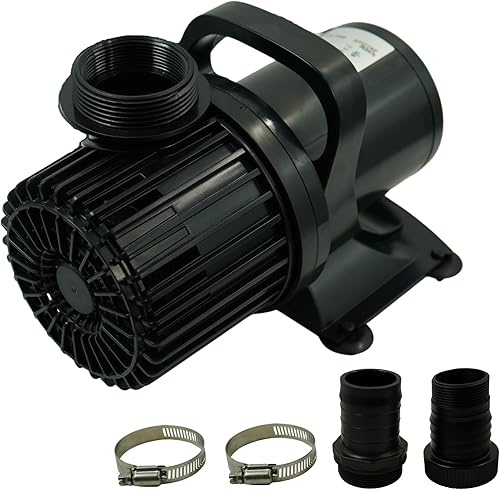 Miniatura 15 de HALF OFF PONDS - Bomba de agua sumergible de 4,000 GPH, bomba de estanque con cable de alimentación de 33 pies y altura máxima de 21 pies, bomba