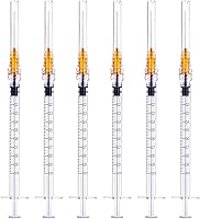 Vista 13 de Jeringa desechable de 3ml/cc con aguja de 23Ga de 1.0 pulgada Suministros de laboratorio, paquete individual Paquete de 100