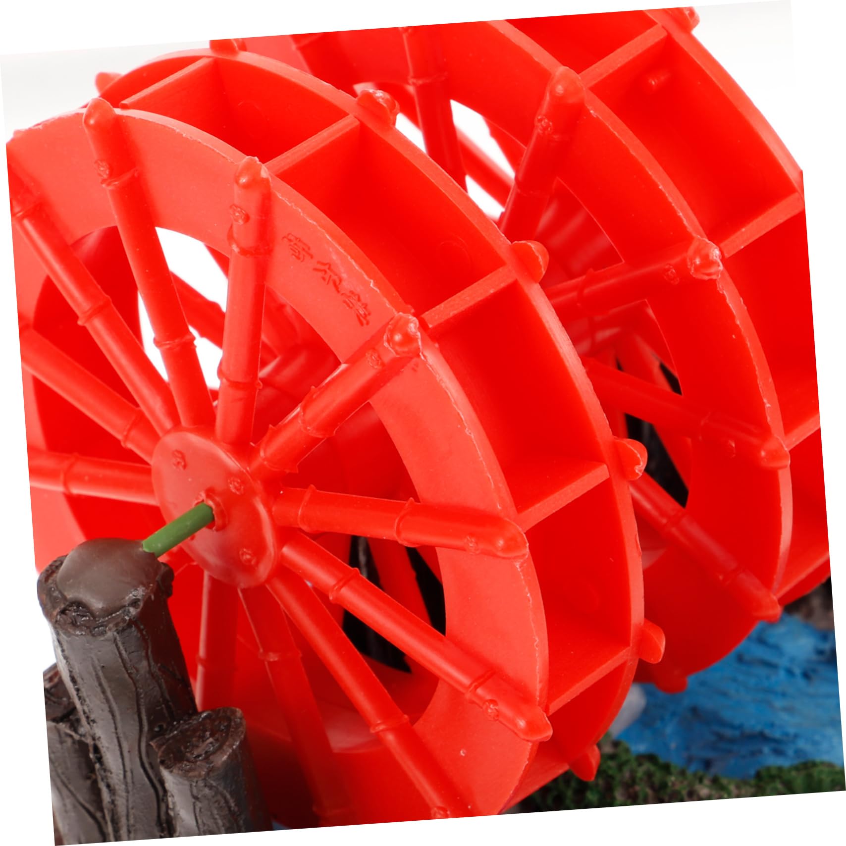 2 Pièces Ornement de Décoration Aquarium Roue à Accessoire Paysager pour Réservoir à Poissons Embellissement Unique pour Aquariums Réservoirs