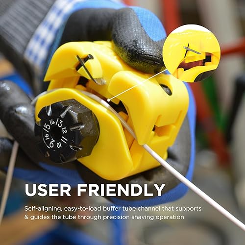 Miniatura 3 de Miller MSAT 16 Midspan Herramienta de acceso de fibra con bolsa para técnicos de trabajo, electricistas e instaladores, herramienta de cable segura,