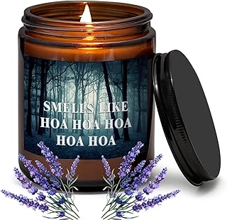 Movie Fan Gift Smells Like HOA 7oz Lavender Scented Candle for Home Decor Vampire Inspired Forks Washington Gift (Candle-Smells Like HOA)