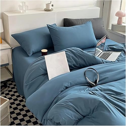 Miniatura 7 de Bedding Sets Solid Colour Duvet Cover Set Single Bed Double Bed Queen Size Duvet Cover Set,Bedding Set