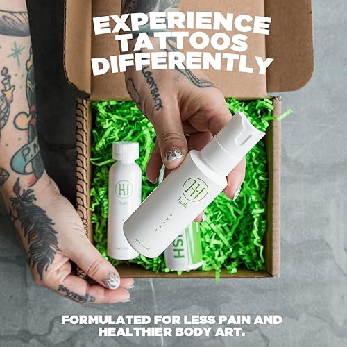 Miniatura 3 de HUSH Anesthetic Spray anestésico para cuidados posteriores de tatuajes (4 oz)