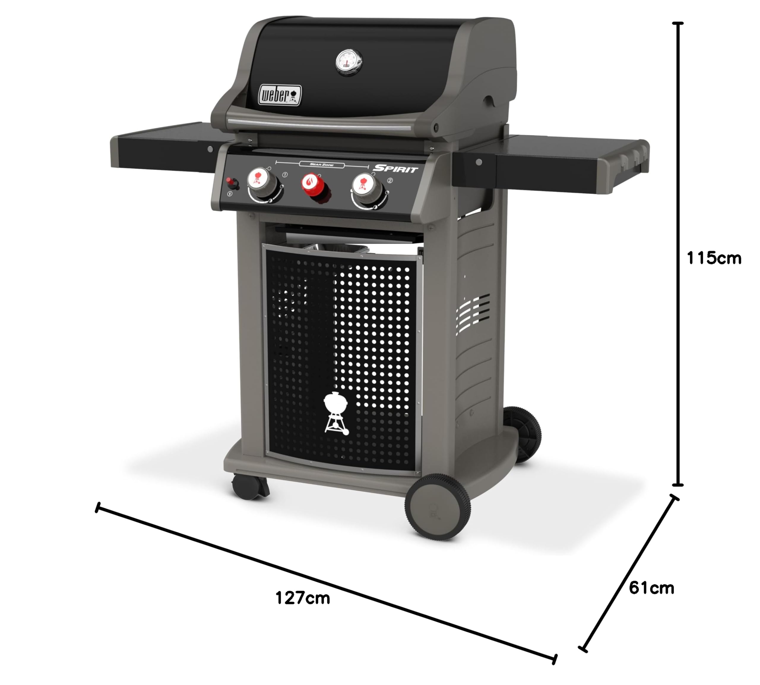 Weber Barbecue à gaz Spirit Classic E-220S Gourmet Barbecue System