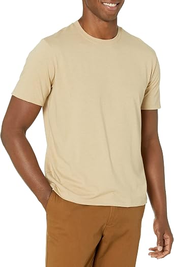 Alternative Mens Shirt, Modal Short Sleeve Tri-Blend Crewneck Tee