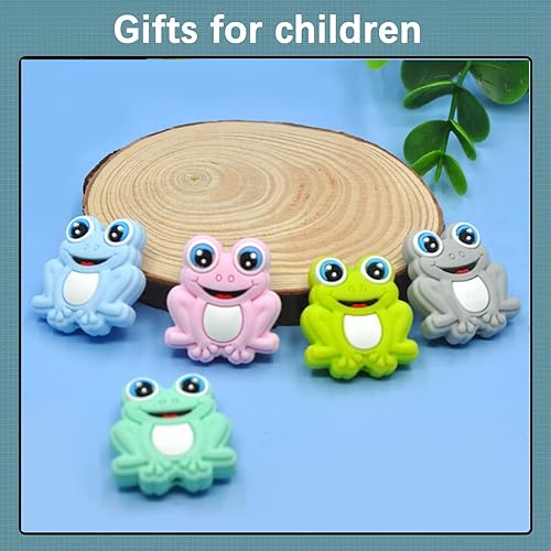 Miniatura 3 de 10 cuentas de silicona de animales lindos para hacer joyas a pulseras, cadena de bricolaje, joyería, cuentas de bolígrafo, accesorios (J)