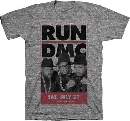 ill Rock Merch Run DMC Vintage Tour Tri 