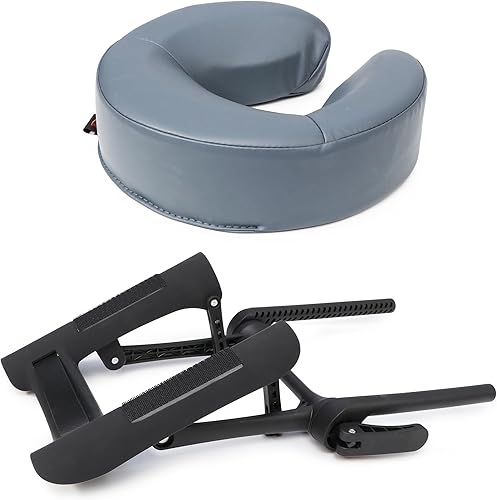 Vista 12 de Master Massage Cuna facial, media luna, negro