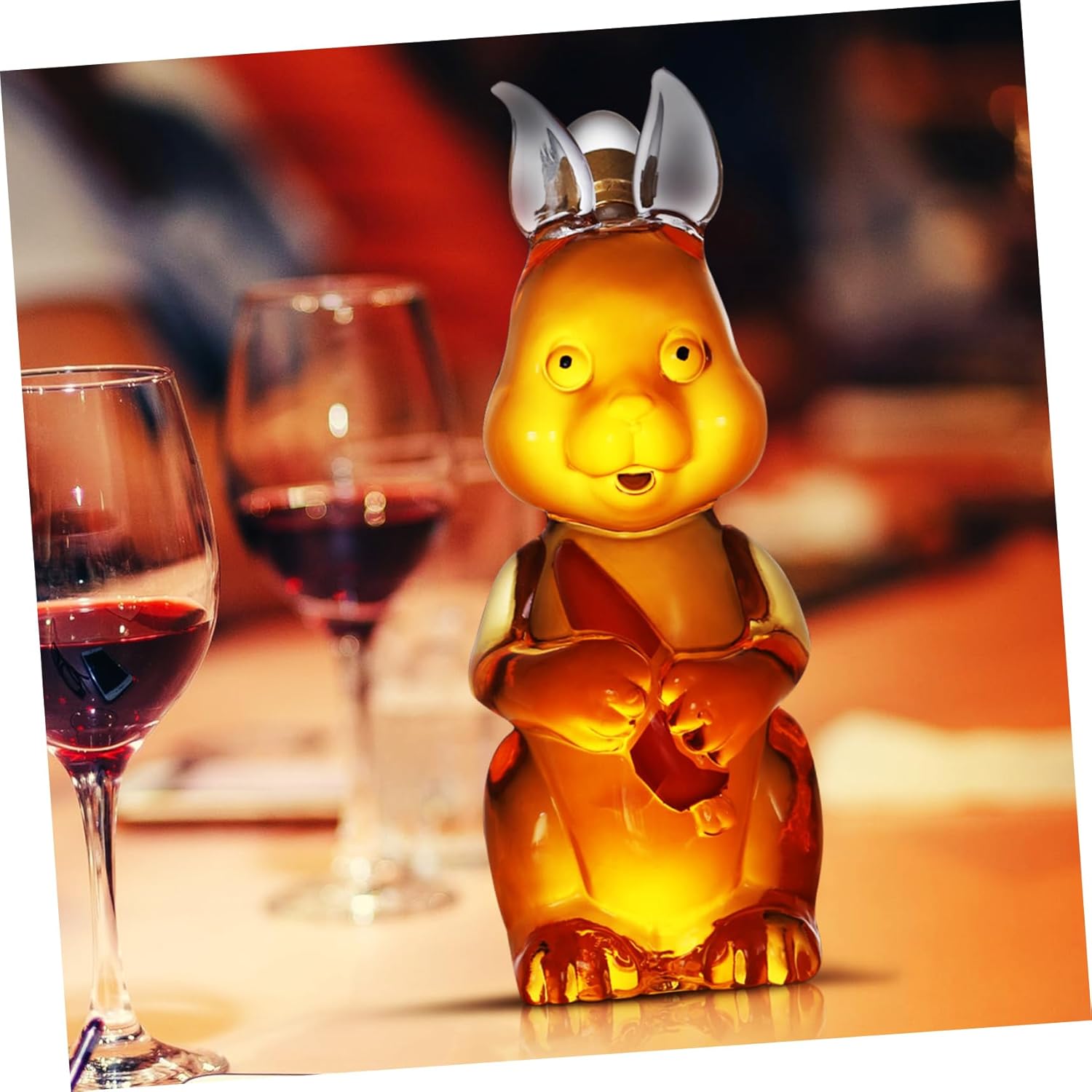 Ciieeo -shaped Ginseng Wine Bottle Unique Home Wine Container for Creative Crafting for Parties and Weddings