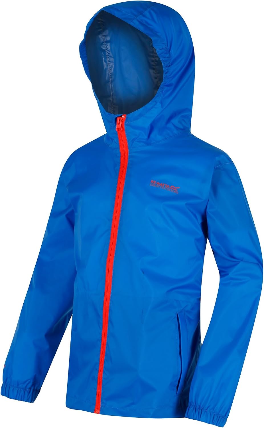 Kids Regatta Packaway II Waterproof Breathable Jacket - Foldable Hooded Rain Jacket 9 thumbnail image