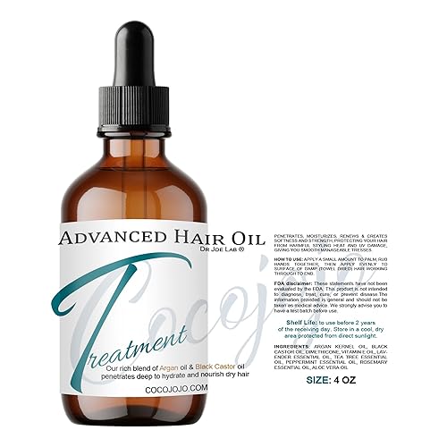 Miniatura 2 de Dr Joe Lab Tratamiento de aceite de argán para el cabello, tratamiento hidratante para el cabello, repara, restaura el brillo, hidrata - Tratamiento