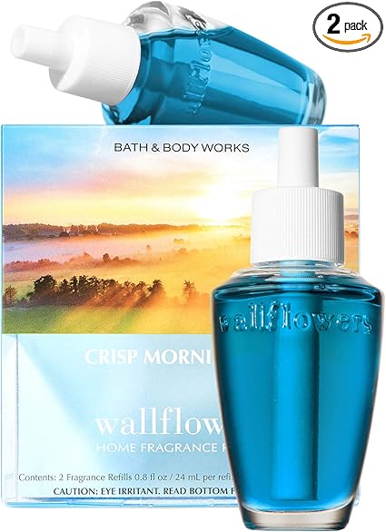 Bath and Body Works New Look! Crisp Morning AIR Wallflowers 2-Pack Refills