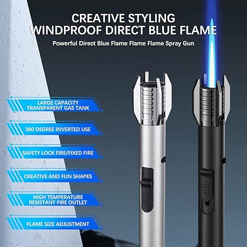 Miniatura 6 de Metal como ighter - Resistente al viento de alta temperatura de la hoguera, cocina del hogar de alta temperatura elding resistente al viento ighter,