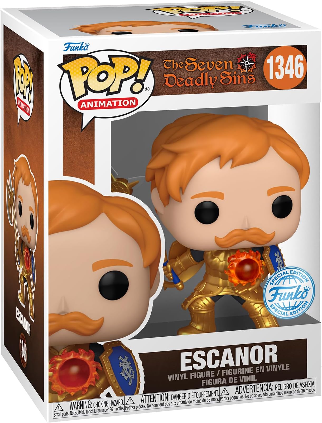 Pop! Animation: The Seven Deadly Sins - Escanol (Holy Grail Collection Exclusive)