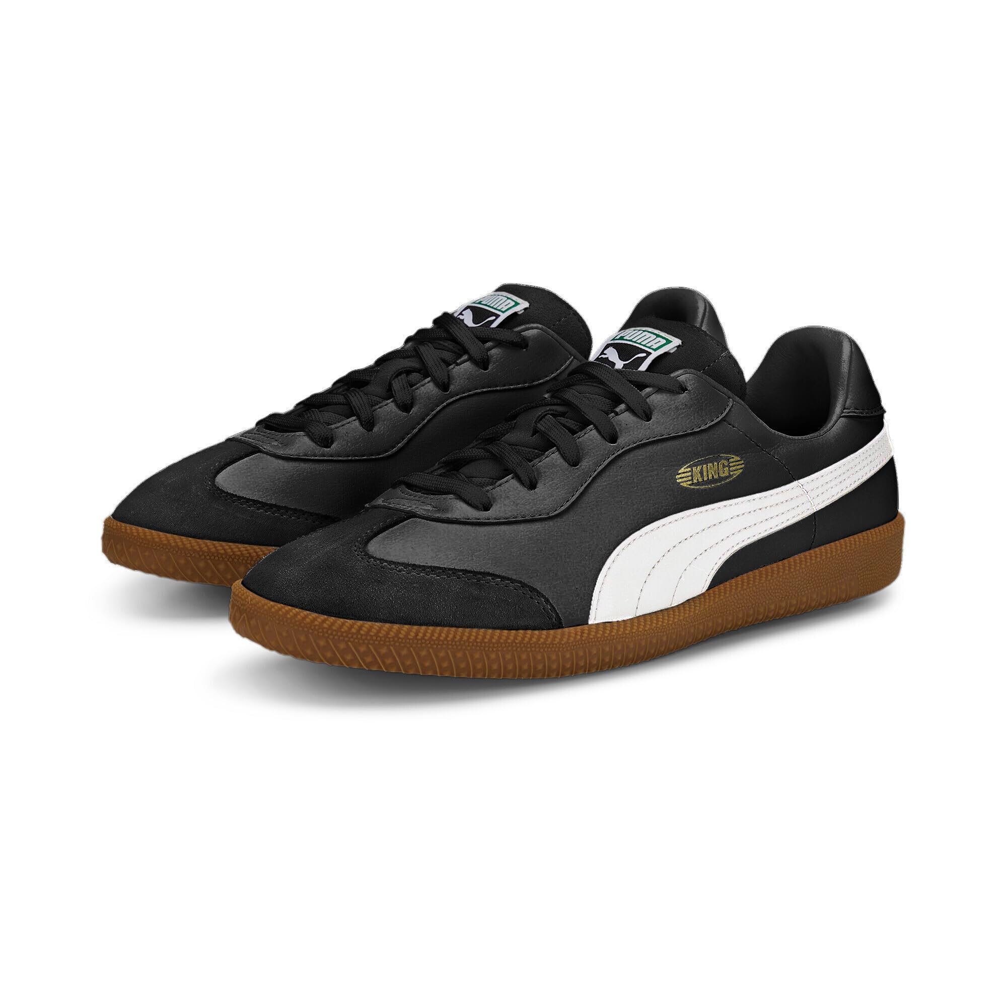 PUMA Unisex King 21 It Fußballschuhe, Puma Black Puma White Gum, 45 EU – Ansicht 2