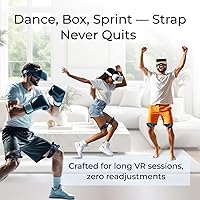 Vista 26 de Skywin Vive Tracker Straps for HTC Vive, 3.0, 2.0, and Ultimate Trackers, 2 Pack Feet Strap, Secure and Comfortable Full Body Tracking