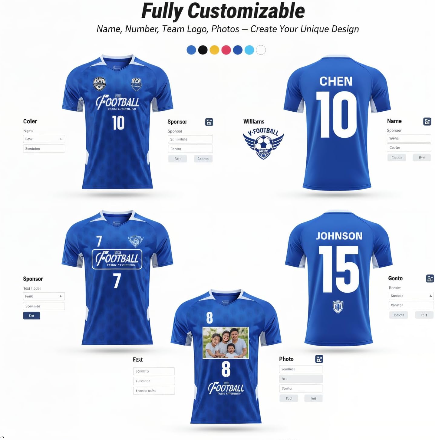 Custom Soccer Jerseys Soccer Shirt Gift Kit Set Personalized Name Number Logo Soccer Jerseys for Men Women Kids Adults - Image 8