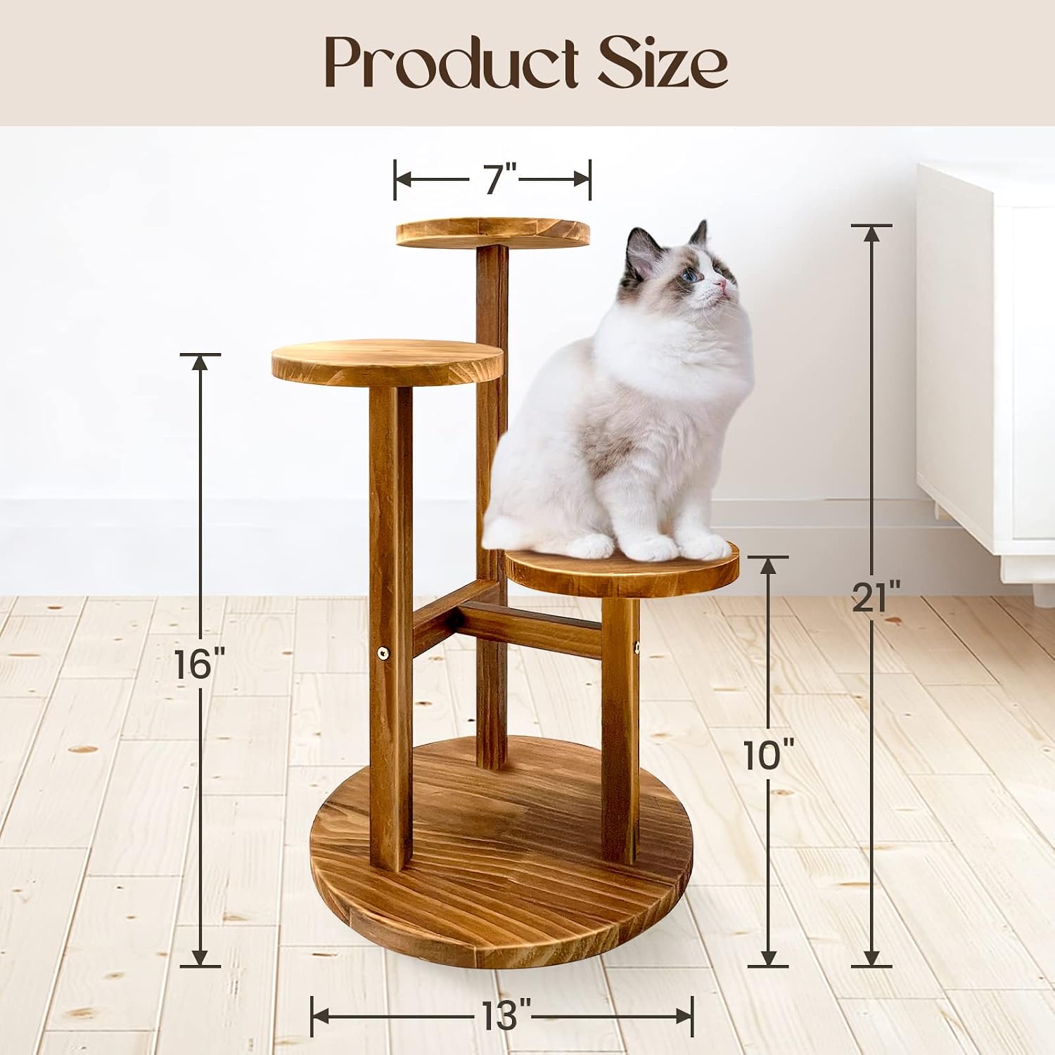 GEEBOBO 3 Tier Plant Stand Indoor image 3