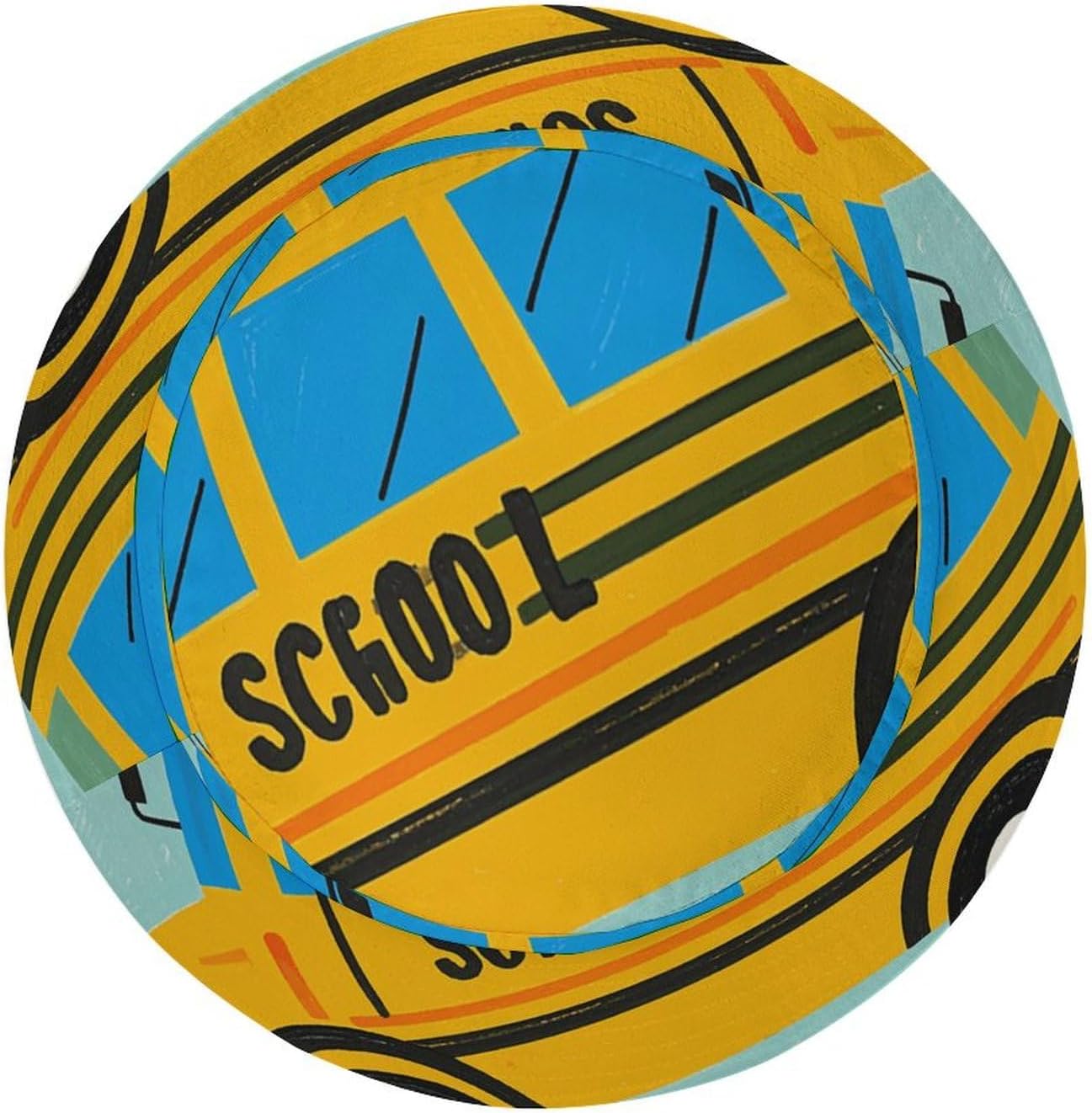 School Bus Bucket Hat Packable Sun Hats Travel Summer Beach Fisherman Cap for Women Men Teens