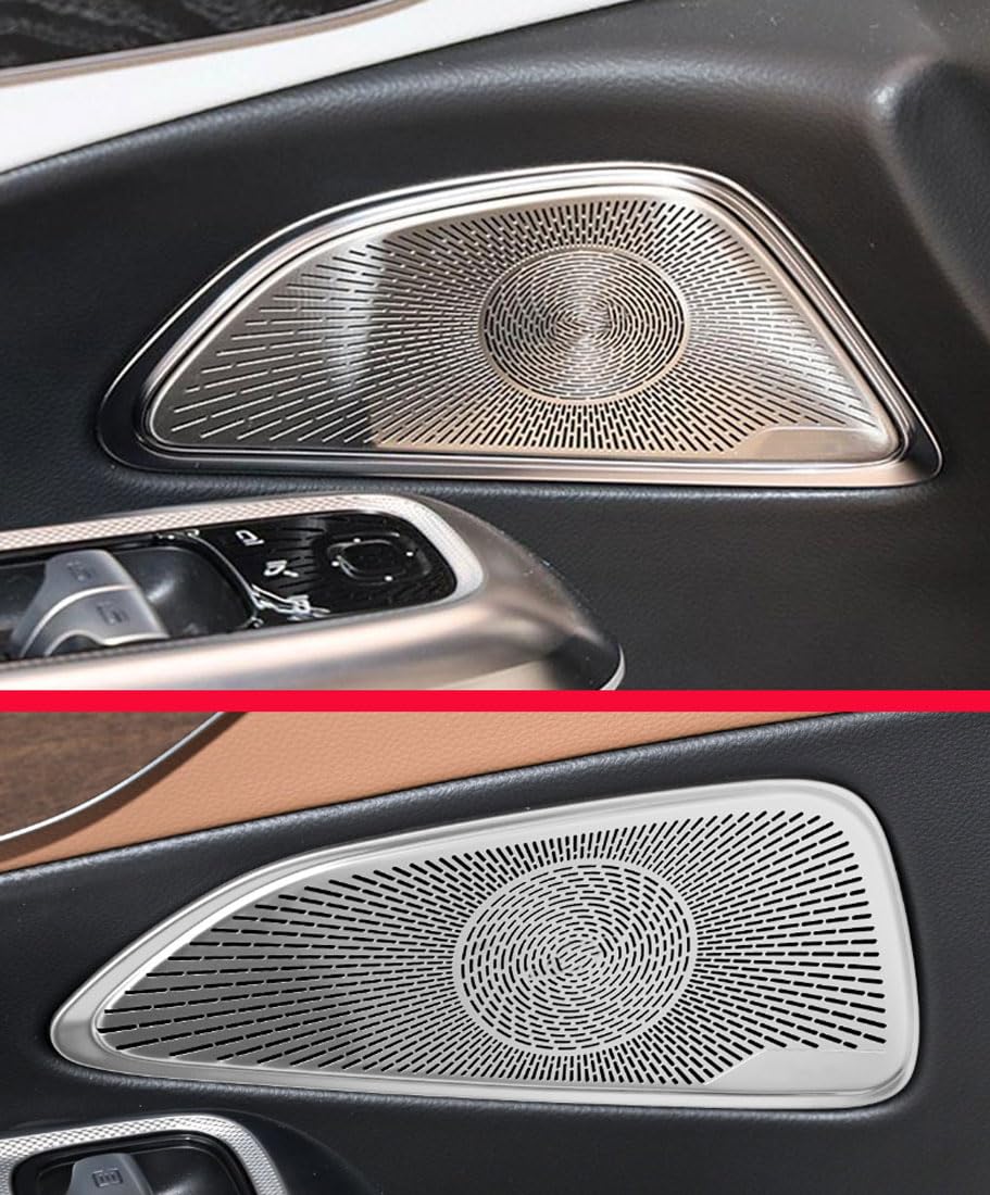Lautsprecher Gitter Abdeckung für E Class W214 2024+ Masche Dekorativ Kreis Schutz Auto Audio Dekorative Zubehör,Horn-cover-8pcs
