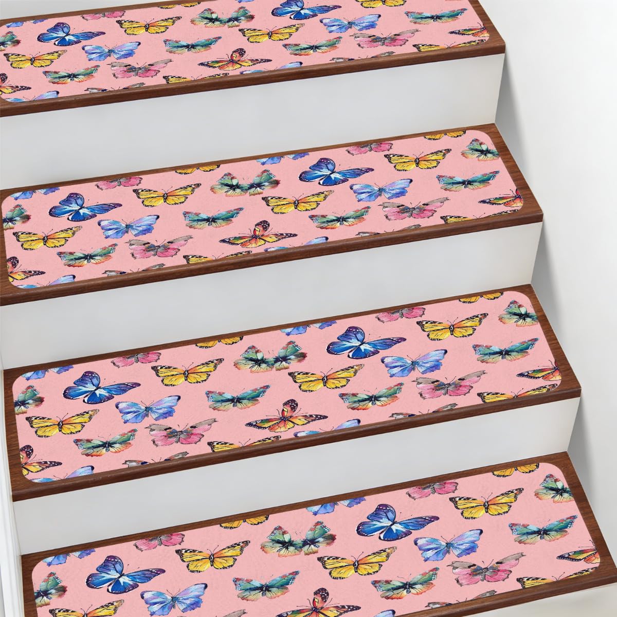 Alfombra suave para escaleras protegiendo niños y mascotas en pasillos interiores pack de 10