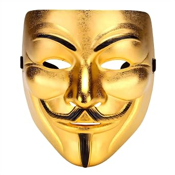 Anonymous Hacker Cosplay Costume Party Mask for Halloween