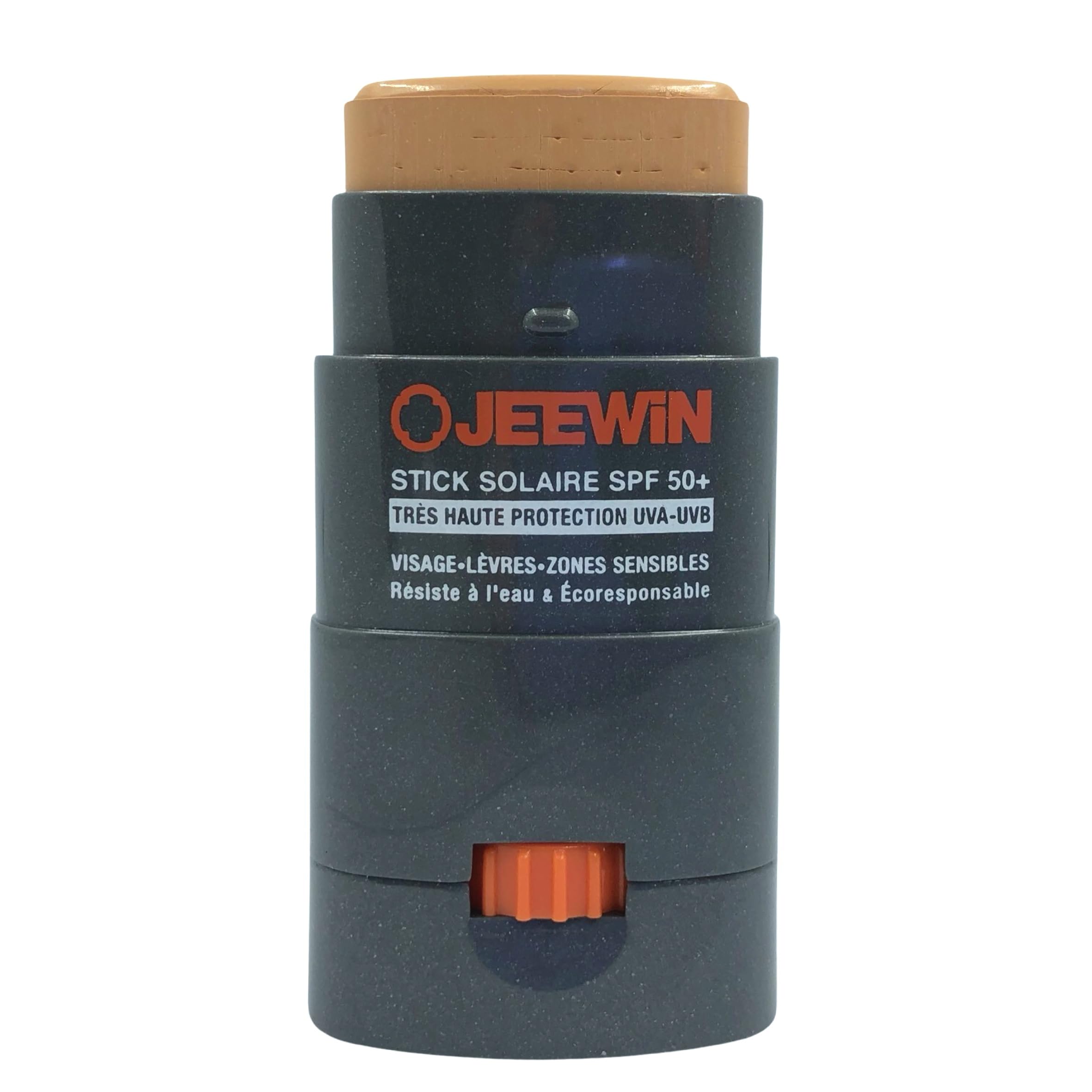 JEEWIN Barra de protección solar para rostro y labios SPF 50 12g ARENA Arena