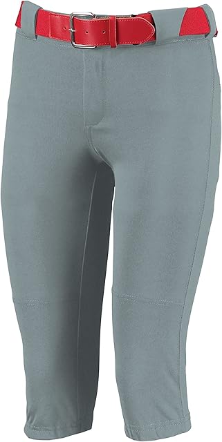 Calças Calça feminina de softball, cintura baixa, Russell Athletic, Feminino
